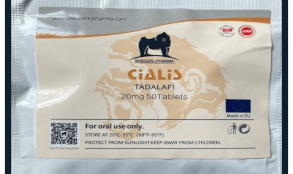 Cialis – Baboon Pharma - 40mg - 50tabs