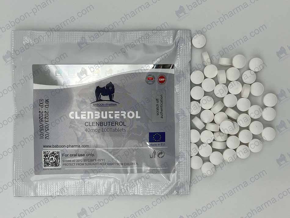 Clenbuterol – Baboon Pharma - 40mcg - 100tabs