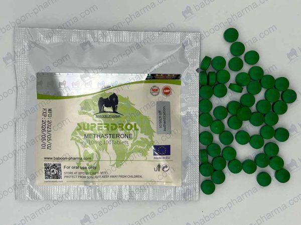 Superdrol – Baboon Pharma - 10mg - 100tabs