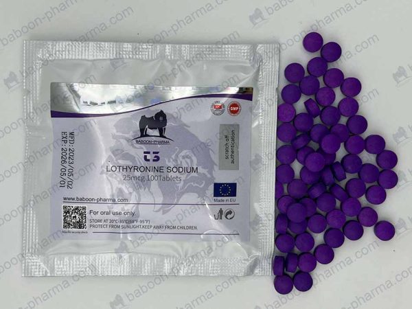 Thyromed T3 – Baboon Pharma - 25mcg - 100tabs