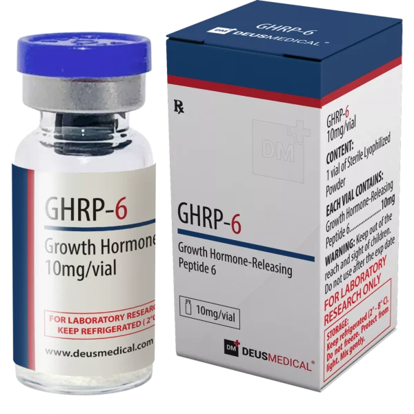 GHRP-6 (Growth Hormone-Releasing Peptide 6) – Deus Medical - 10mg/vial