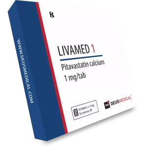 Livamed 1 (pivastatine calcium) – Deus Medical - 1mg - 50tabs