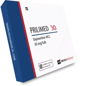Prilimed 30 (Dapoxetine HCL) – Deus Medical - 30mg - 50tabs