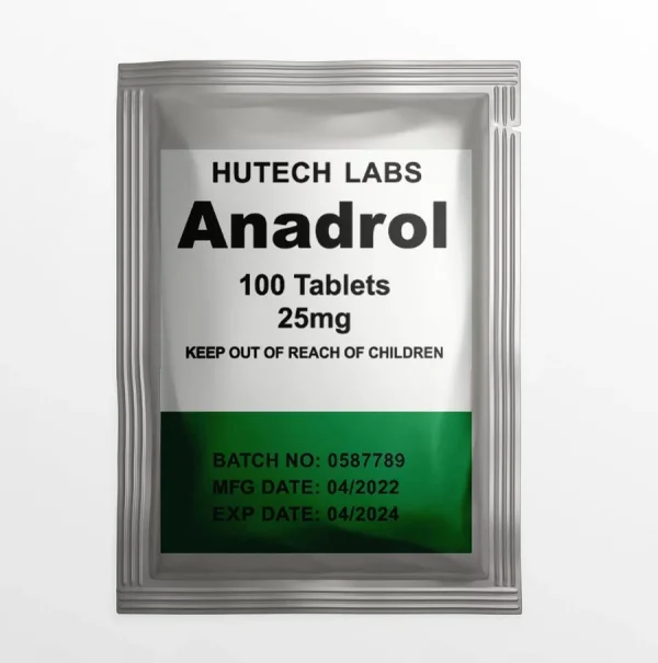 Anadrol – Hutech Labs - 25mg - 100tabs